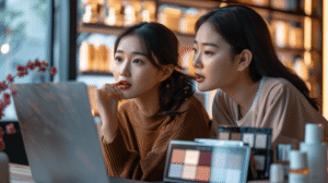 VjQj 화장품 기업 예측 불가 다채널 성공 사례 더우인만 예상했지만 위챗·바이두도 효과 화장품 판매