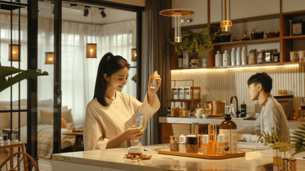 VjQj - 한국 브랜드 중국 소비자에게 판매 성공 중국 소비자가 한국 상품 사용 구매 미니프로그램